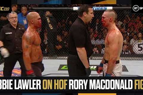 Robbie Lawler Breakdown On UFC Hall of Fame Fight vs. Rory MacDonald 🔥 One of Greatest Of All-Time