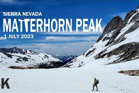 [4K] Experience the Thrill of Hiking Matterhorn Peak in Sierra Nevada 1 JULY 2023