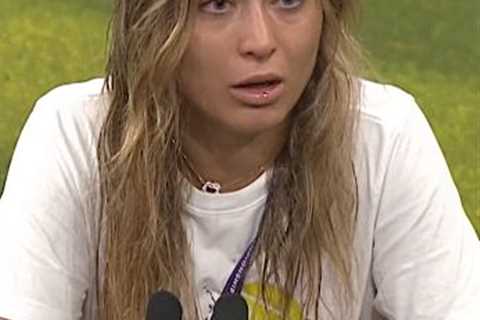 Watch Paula Badosa’s incredibly awkward Wimbledon interview as Tsitsipas’ girlfriend is..