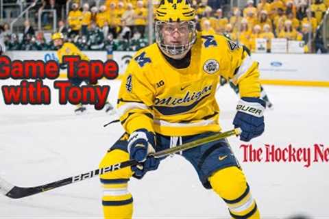 Game Tape with Tony: RW Gavin Brindley from the University of Michigan (2023 NHL Draft)