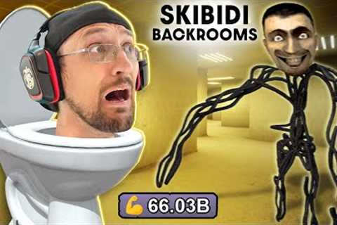 Skibidi Toilet Backrooms! Roblox Games Mashup