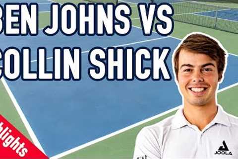 Pickleball Men''s Finals - Ben Johns VS Collin Shick Match Highlights