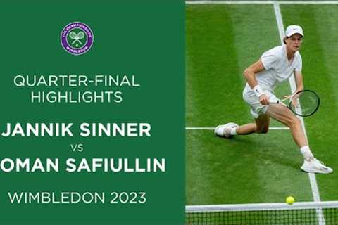 Jannik Sinner vs Roman Safiullin: Quarter-Finals Highlights