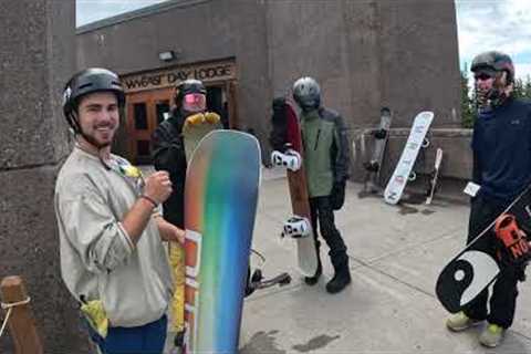 Ultimate summer snowboard camp experience! Johnathan Buckhouse  2023 at Mt Hood Oregon Timberline