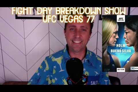 UFC Vegas 77: Holm vs Bueno Silva Fight Day Full Quick Card Breakdown Show w/ @MikesMMAPicks