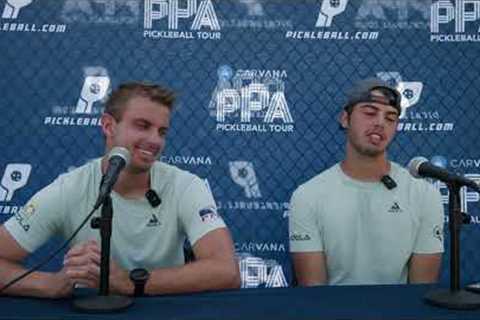 Men's Doubles Semi Finalists Ben & Collin Johns