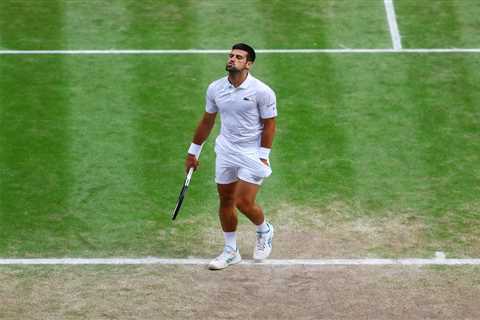 Novak Djokovic handed record fine for gesture during Wimbledon final defeat to Carlos Alcaraz