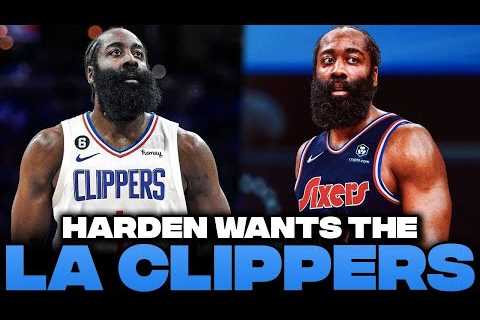 JAMES HARDEN TRYING FORCE A TRADE TO CLIPPERS.