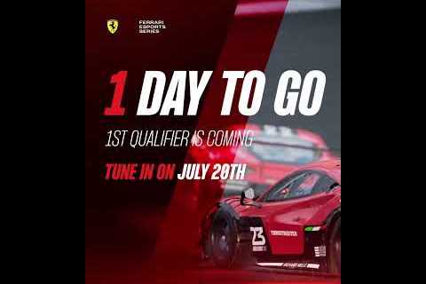 1 day until the first qualifiers in the Ferrari Esports Series 2023