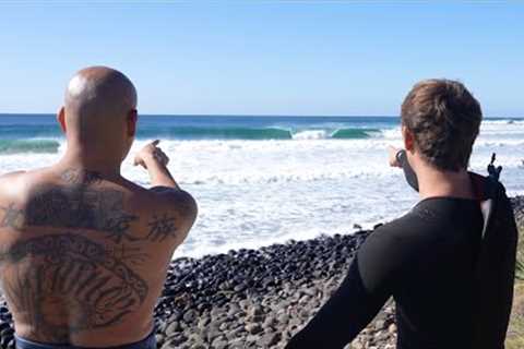 SURFING MIND BLOWING AUSTRALIAN POINT BREAK WITH HECTIC CREW