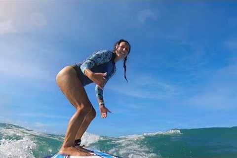 Surfing At White Plains Beach | Honolulu, Hawaii