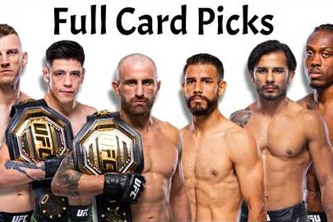 My Full Card Predictions & Breakdown For UFC 290.