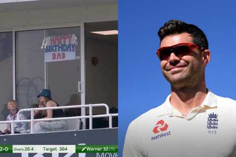 James Anderson gets special message from his kids on Day 4 of fifth Test