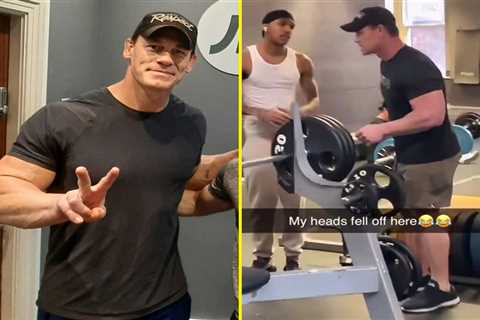 John Cena works out in local gyms so he can quietly break every record then leave