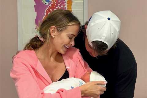 Brooks Koepka and Jena Sims’ baby in intensive care after being born six weeks early as pair give..