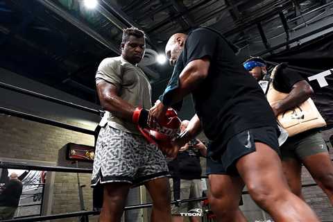 Mike Tyson shares first picture from camp after joining former UFC champion Francis Ngannou’s..