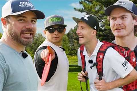 Disc Golf Pros Team Up with @JomboyMedia for a Doubles Round | Jomez Disc Golf