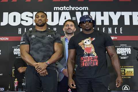 Anthony Joshua Faces Financial Setback After Dillian Whyte Fight Cancellation