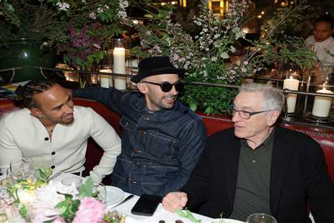 Lewis Hamilton enjoys dinner with Robert De Niro at Chanel bash as he nears new eye-watering..