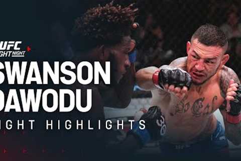 NON-STOP ACTION! 💥  Swanson vs. Dawodu  UFC Fight Highlights