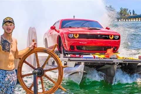 The 700hp Hellcat Boat (Throws Water 200ft)