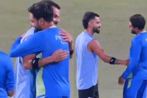 Virat Kohli meets Haris Rauf ahead of blockbuster clash in Pallekele, pic goes viral