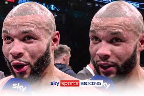 POST FIGHT! Chris Eubank Jr reacts to his stoppage victory over Liam Smith