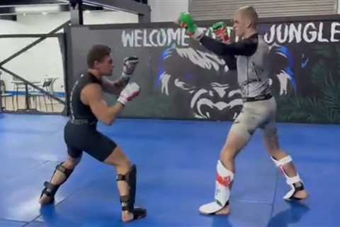 Conor McGregor Spars Fellow Irish Star Ian Machado Garry Ahead Of UFC Return