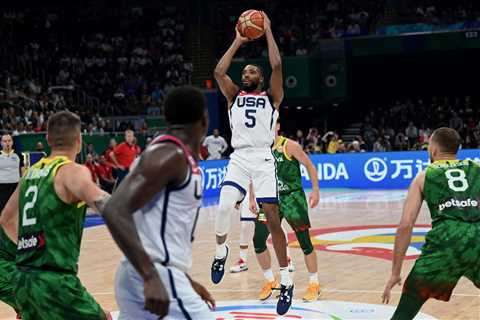 Mikal Bridges’ standout World Cup game marred by late miss