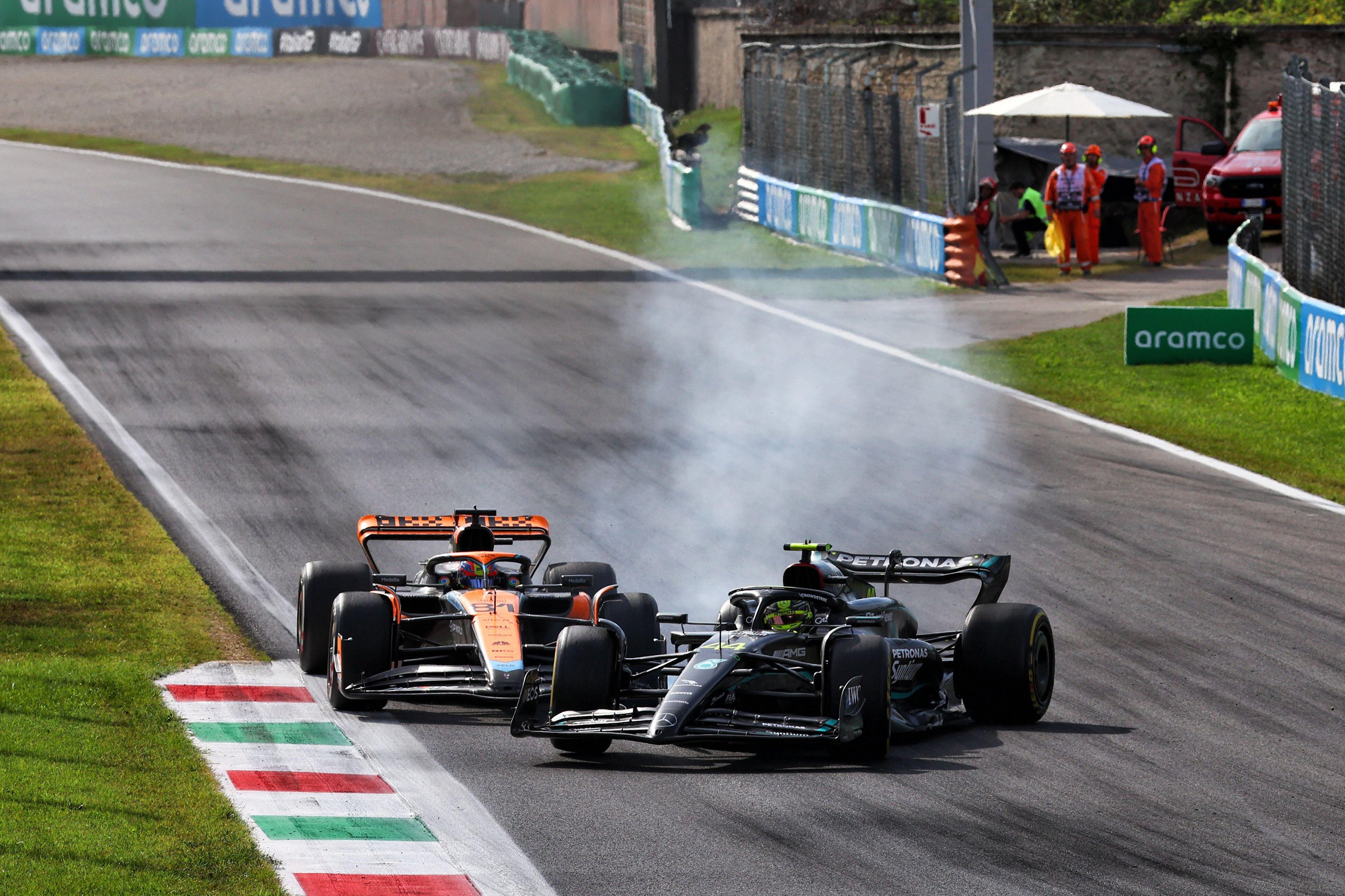 Lewis Hamilton Admits Fault in Piastri Crash and Apologizes After Italian GP