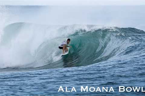 South Swells Come To Hawaii (RAW 4K) Ala Moana Bowls