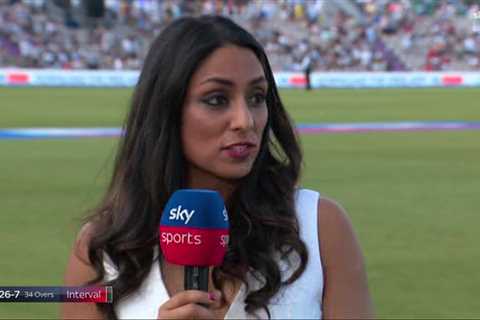 Isa Guha stuns viewers in bold outfit as she returns to day job and wows cricket fans