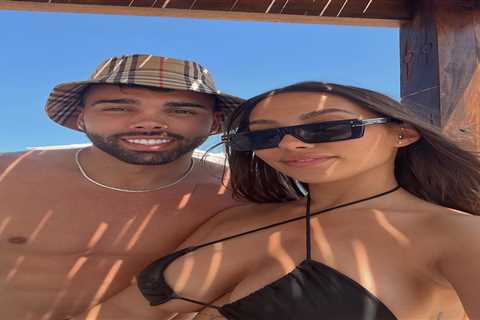 Arsenal Star David Raya's Girlfriend Turns Heads with Scanty Bikini and Underboob