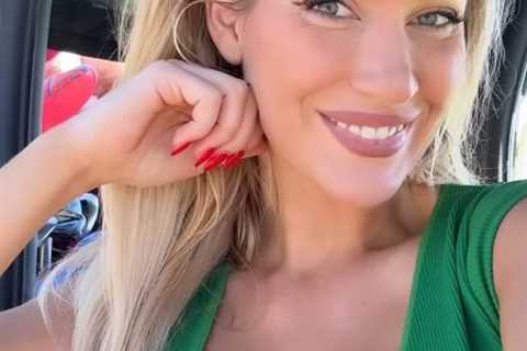 Paige Spiranac Turns Heads in Low-Cut Green Top, Sends Fans into Meltdown