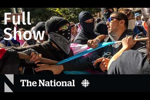 CBC News: The National | Schooling protests, Canadian NFL helmets, UN debates