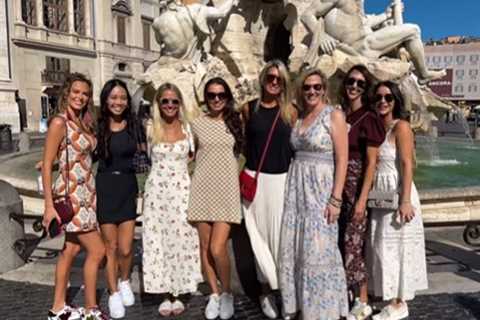 US Ryder Cup Wags hit the town as Jena Sims and Co light up Rome in glamorous outfits before..