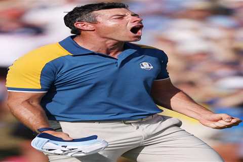 Rory McIlroy Fights Back Tears as Team Europe Closes in on Ryder Cup Victory