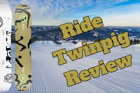 The 2024 Ride Twinpig Snowboard Review