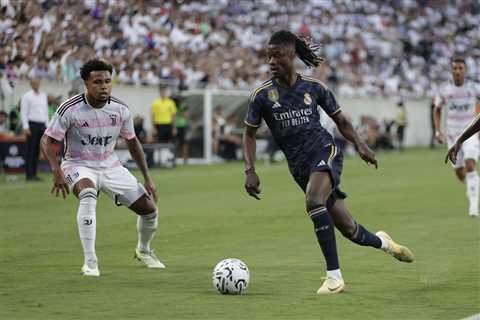 Real Madrid Manager Carlo Ancelotti addresses Eduardo Camavinga left-back solution