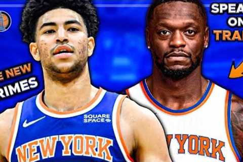 Grimes Training with NBA LEGENDS- Julius Randle Speaks Out On Toppin Trade | Knicks News