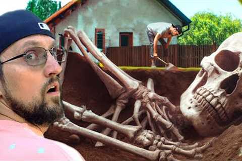 Giant Skeleton Found in Backyard! What Really Happened on October 4th? (FV Family)