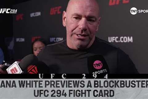 Dana White UFC 294 Preview: Makhachev-Volkanovski 2  Usman-Chimaev  Ankalaev-Walker & MORE! 💥💣