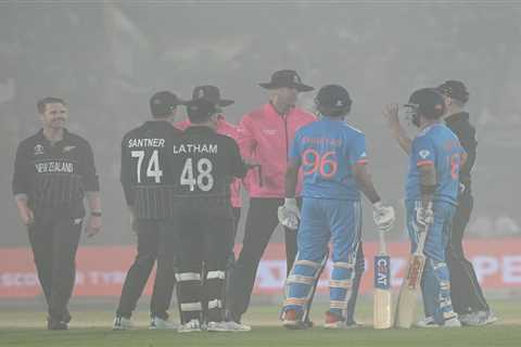 Cricket World Cup Clash Suspended Due to Heavy Fog