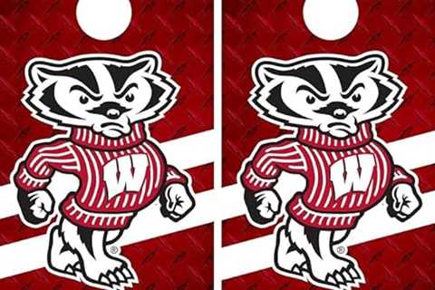 Wisconsin Badgers | College Cornhole Boards