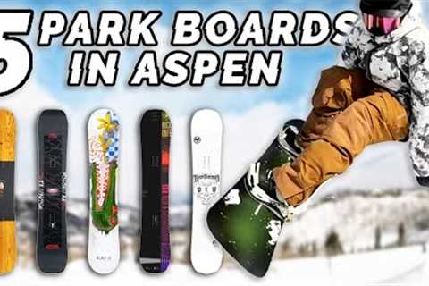 5 Powerful Park Boards for 2024 // Snowboard Magazine