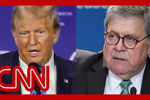 Trump attacks Bill Barr in social media post