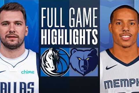 MAVERICKS at GRIZZLIES | FULL GAME HIGHLIGHTS | October 30, 2023