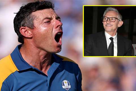 ‘He’s not going to s*** me’ – Gary Lineker posts hilarious reaction as Rory McIlory point helps..