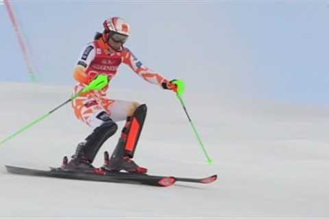 Ski Alpin Women''s Slalom II Levi(FIN) 1.run Highlights 2023