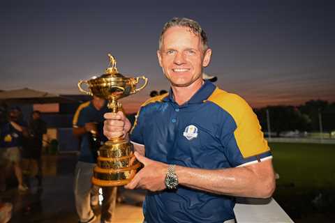 Bizarre Ryder Cup tradition continues as massive memento is carried by ship from Italy to Luke..